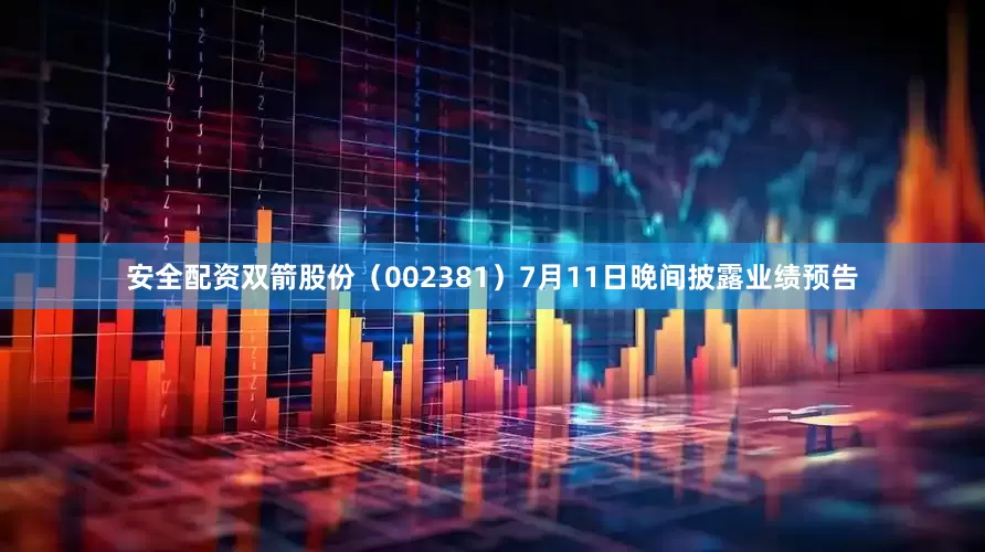 安全配资双箭股份（002381）7月11日晚间披露业绩预告