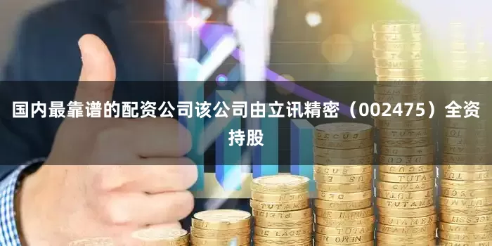 国内最靠谱的配资公司该公司由立讯精密（002475）全资持股
